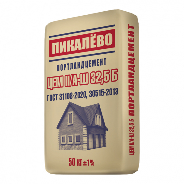 Цемент М400 Д20 ЦЕМ II А-Ш 32,5 50 кг