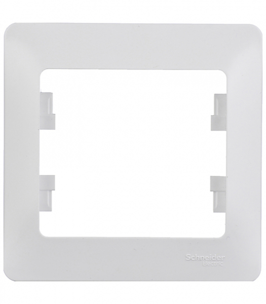 Рамка Schneider Electric Glossa GSL000101 oдноместная универсальная белая