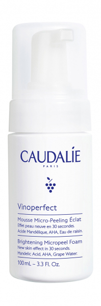Caudalie Vinoperfect Brightening Micropeel Foam Очищающий мусс с эффектом микропилинга для сияния кожи лица