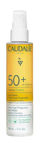 Caudalie Vinosun Very High Protection Water SPF50+ Солнцезащитная вода-спрей для тела