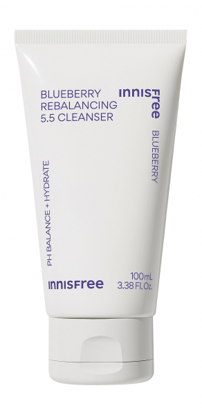 Innisfree Blueberry Rebalancing 5.5 Cleanser Увлажняющая пенка для умывания с экстрактом черники
