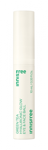 Innisfree Green Tea Hyaluronic Glow Eye & Face Ball Гиалуроновая сыворотка-роллер для кожи вокруг глаз с экстрактом зеленого чая